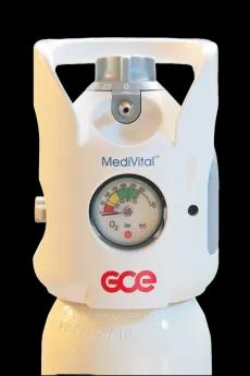 MediVital Cylinder Valve with Integrated Pressure Regulator