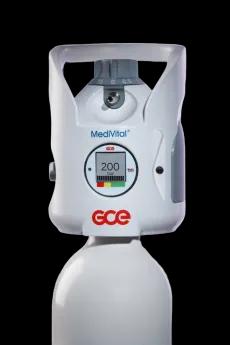 MediVital E-Gauge Cylinder Valve with Integrated Pressure Regulator